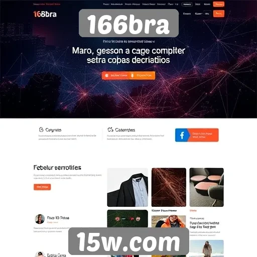 Evolução da interface do site 166bra ao longo do tempo