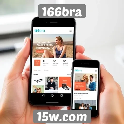 Desempenho do site 166bra em dispositivos móveis