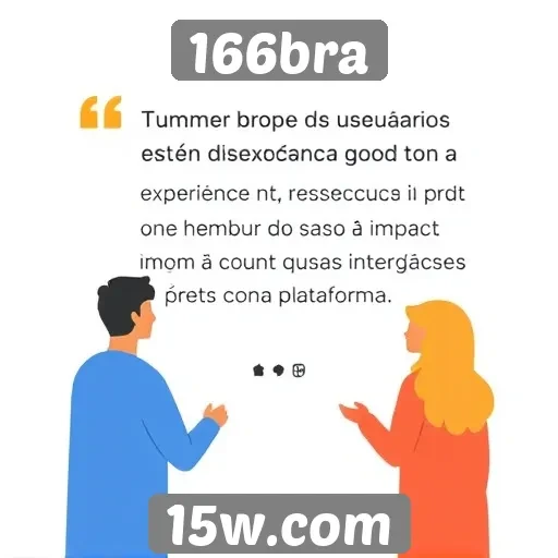Feedback dos usuários sobre a experiência no 166bra